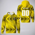 Fan Spirit Zipper Hoodie, Supporter Style Full-Zip Hoodie HVN1301CC