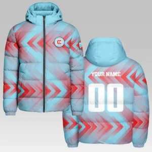 Kick Rhythm Hooded Cotton Jacket, Travel-Ready Sport Puffer HVN1301CF