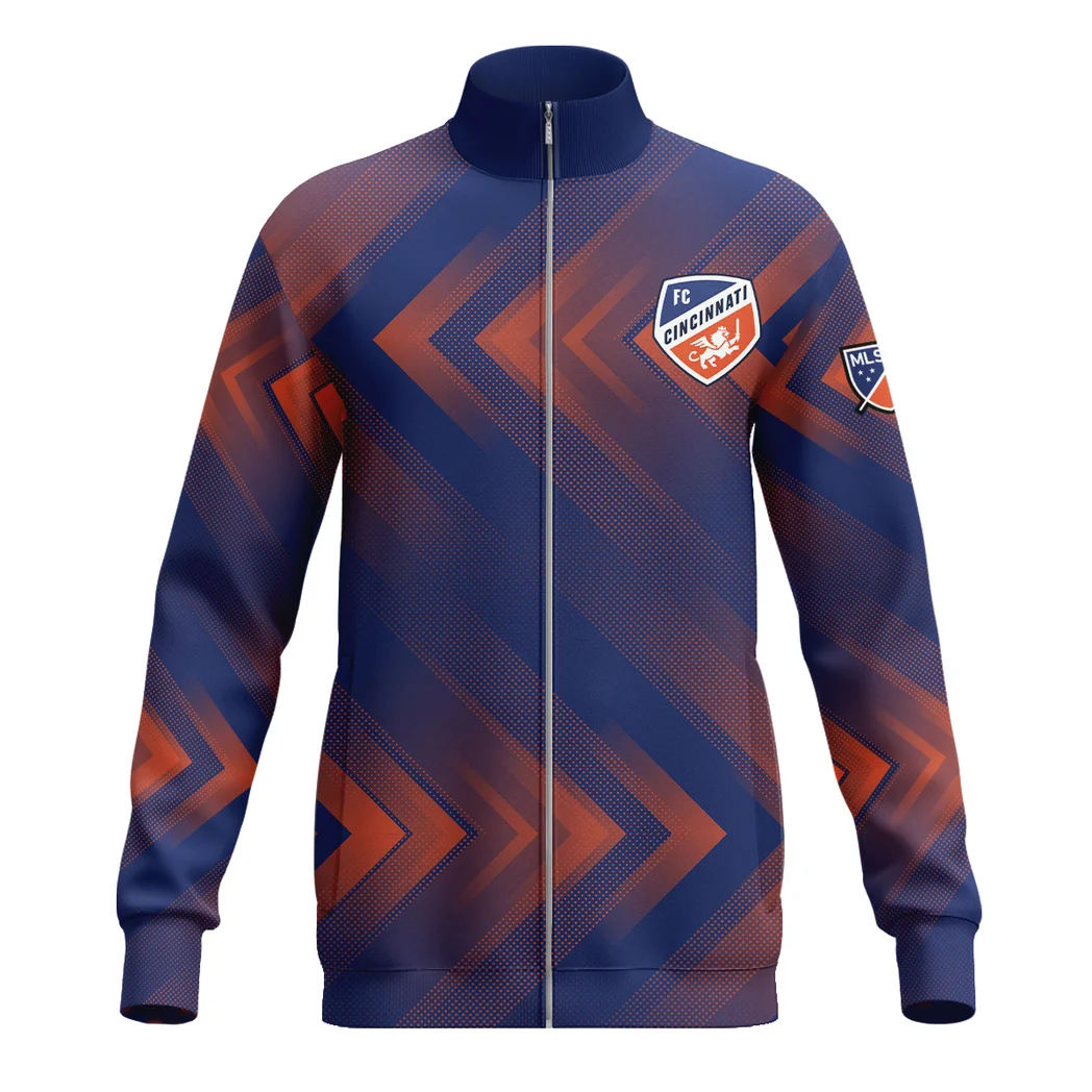 Fan Pulse Stand Collar Jacket, Athletic Stretch Fan Lifestyle Jacket HVN1301CF - Image 2