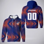 Fan Pulse Zipper Hoodie, Active Spirit Hoodie HVN1301CF