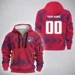 Game Spirit Hoodie Half Zip 3D, Sport Spirit Hoodie HVN1301FC