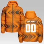 Rising Flow Hooded Cotton Jacket, Streetwear Style Fan Jacket HVN1301HD