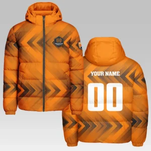 Rising Flow Hooded Cotton Jacket, Streetwear Style Fan Jacket HVN1301HD