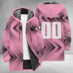 Rising Beat Fleece Windbreaker Jacket, Sporty Fan Outerwear HVN1301IM