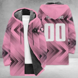 Rising Beat Fleece Windbreaker Jacket, Sporty Fan Outerwear HVN1301IM