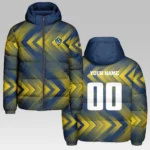 Game Spirit Hooded Cotton Jacket, Heavyweight Stadium Night Coat HVN1301LA