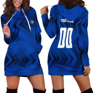 Fan Pulse Hoodie Dress, Performance Women's Hoodie Dress HVN1301MF