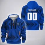 Kick Rhythm Hoodie Half Zip 3D, Lifestyle Fan Half-Zip Hoodie HVN1301MF