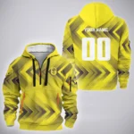 Support Rising Hoodie Half Zip 3D, Streetwear Fan Hoodie HVN1301NS