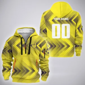 Support Rising Hoodie Half Zip 3D, Streetwear Fan Hoodie HVN1301NS