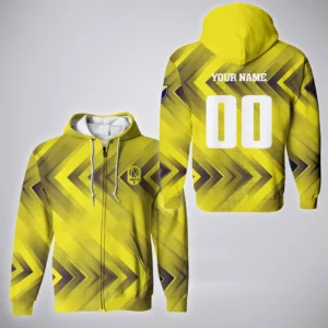Kick Energy Zipper Hoodie, Athletic Fan Full-Zip Hoodie HVN1301NS