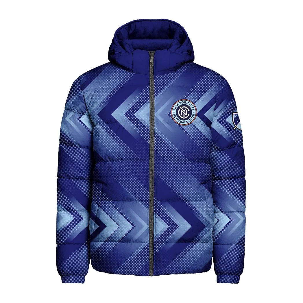 Goal Rising Hooded Cotton Jacket, Streetwear Style Fan Jacket HVN1301NY - Image 2