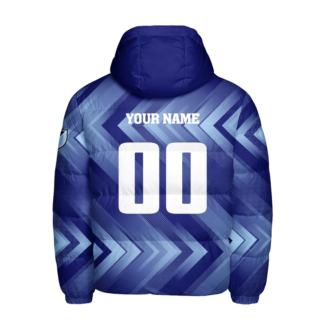 Goal Rising Hooded Cotton Jacket, Streetwear Style Fan Jacket HVN1301NY - Image 3