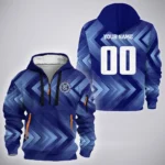 Play Culture Hoodie Half Zip 3D, Lifestyle Fan Half-Zip Hoodie HVN1301NY