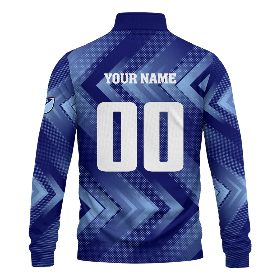 Kick Rhythm Quarter-Zip Sweatshirt, True Supporter Quarter-Zip Sweatshirt HVN1301NY - Image 3