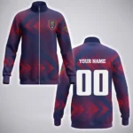 Fan Flow Stand Collar Jacket, Athletic Style Fan Spirit Jacket HVN1301RS