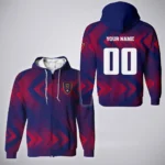 Goal Rising Zipper Hoodie, All-Season Fan Full-Zip Hoodie HVN1301RS