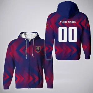 Goal Rising Zipper Hoodie, All-Season Fan Full-Zip Hoodie HVN1301RS