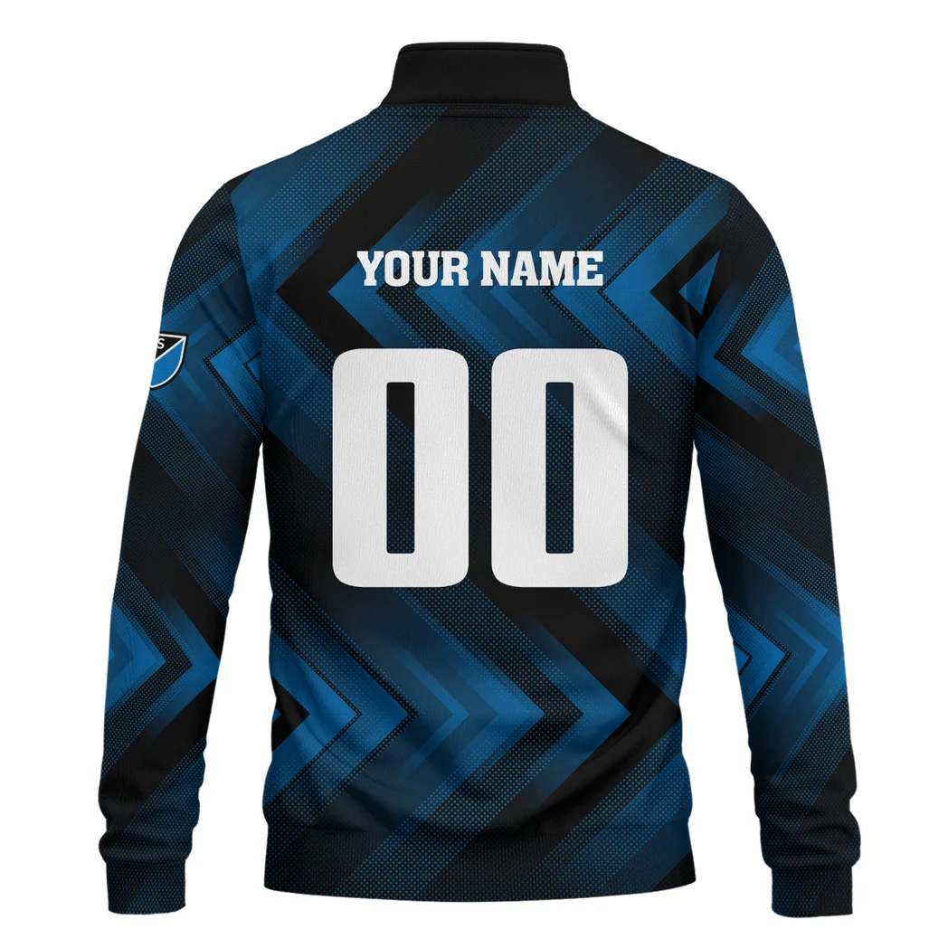 Support Rising Quarter-Zip Sweatshirt, Athletic Spirit Quarter-Zip Wear HVN1301SJ - Image 3