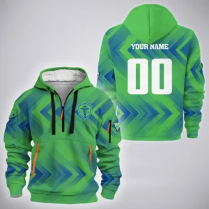 Fan Pulse Hoodie Half Zip 3D, Classic Sport Half-Zip Hoodie HVN1301SS