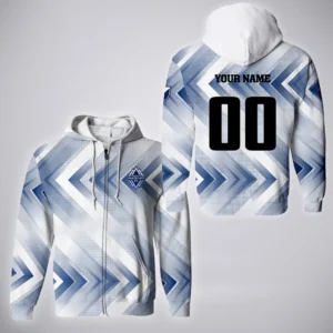 Fan Pulse Zipper Hoodie, Active Supporter Hoodie HVN1301VW