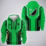 Play Core Hoodie Half Zip 3D, True Supporter Half-Zip Hoodie HVN1310AF