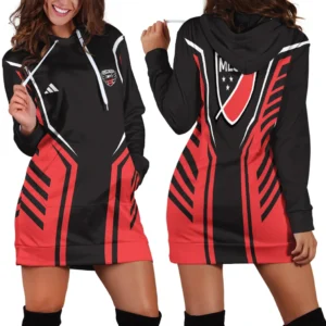 True Fans Hoodie Dress, Streetwear Women's Hoodie Dress HVN1310DC