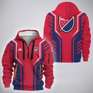 Match Rhythm Hoodie Half Zip 3D, Athletic Fan Half-Zip Hoodie HVN1310FC
