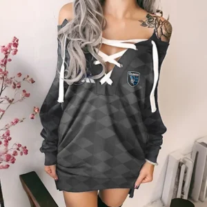 Play Spirit Lace-Up Sweatshirt, Game Day Hoodie Dress HVN1311SJ
