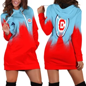 True Fans Hoodie Dress, Pullover Hoodie Dress Women HVN1312CF