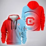 Match Core Hoodie Half Zip 3D, Modern Sport Hoodie HVN1313CF