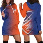 Game Beat Hoodie Dress, Athletic Women's Hoodie Dress HVN1313CF