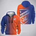 True Support Hoodie Half Zip 3D, Bold Fan Hoodie HVN1313CF