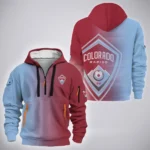 Goal Spirit Hoodie Half Zip 3D, All-Season Fan Half-Zip Hoodie HVN1313CR