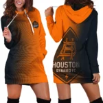 Goal Rhythm Hoodie Dress, Pullover Hoodie Dress Women HVN1313HD