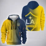 Goal Rising Hoodie Half Zip 3D, Modern Sport Hoodie HVN1313LA