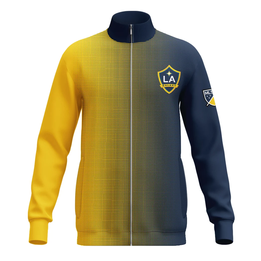 Goal Rising Stand Collar Jacket, Performance Wear for Sport Fans HVN1313LA - Image 2