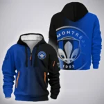 Game Beat Hoodie Half Zip 3D, Active Supporter Half-Zip Hoodie HVN1313MF
