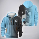 Game Rhythm Hoodie Half Zip 3D, Sporty Fan Half-Zip Hoodie HVN1313MU