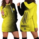 Kick Energy Hoodie Dress, Athletic Women's Hoodie Dress HVN1313NS