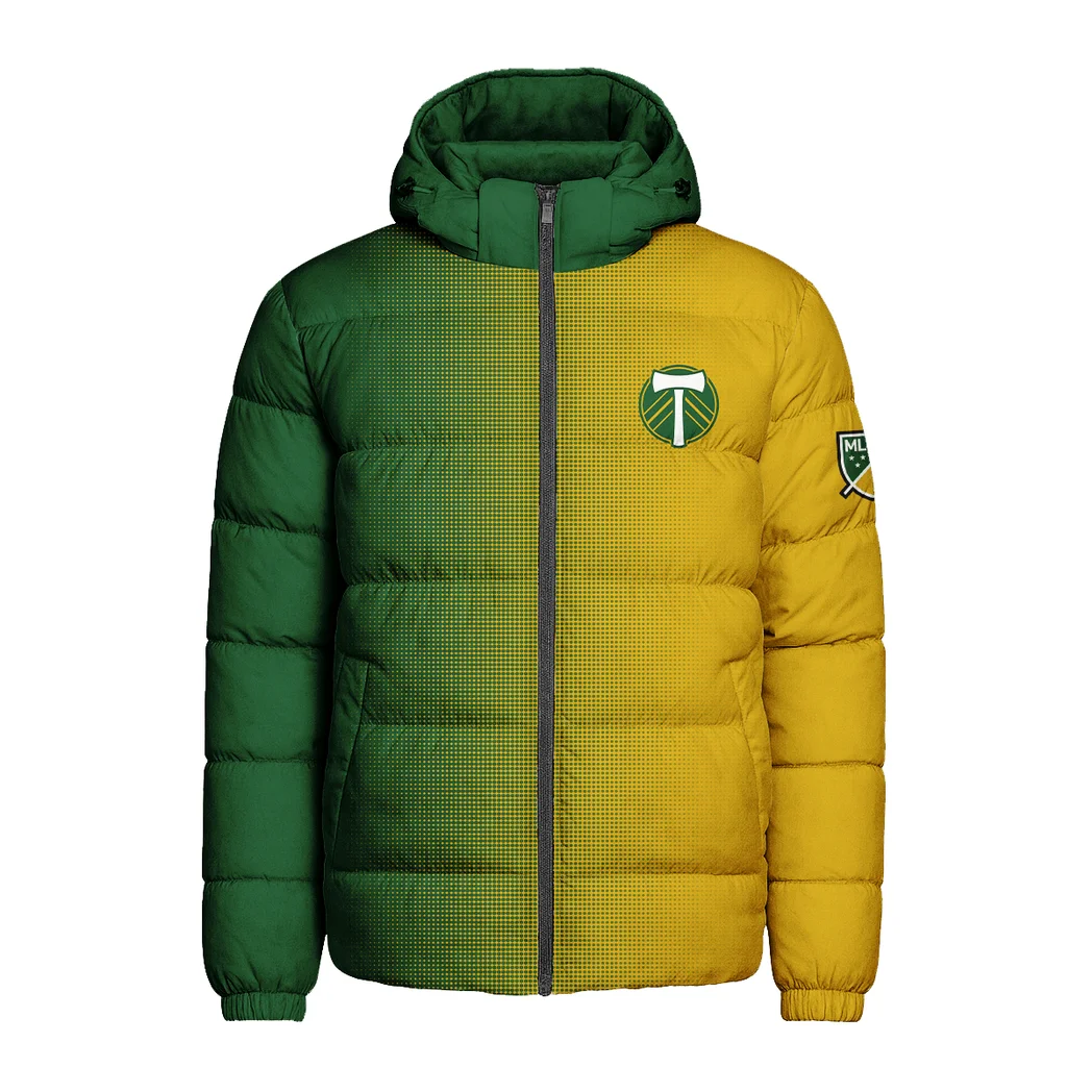 Fan Flow Hooded Cotton Jacket, Ultimate Warmth Fan Jacket HVN1313PT - Image 2
