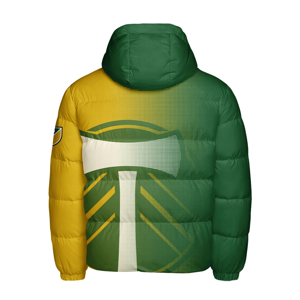 Fan Flow Hooded Cotton Jacket, Ultimate Warmth Fan Jacket HVN1313PT - Image 3