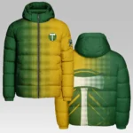 Fan Flow Hooded Cotton Jacket, Ultimate Warmth Fan Jacket HVN1313PT