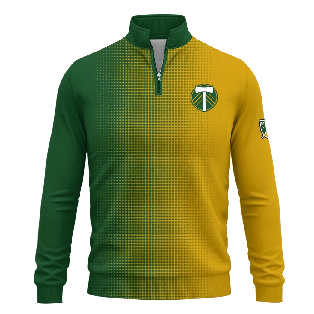 Rising Beat Quarter-Zip Sweatshirt, Football Fan Quarter-Zip Fit HVN1313PT - Image 2