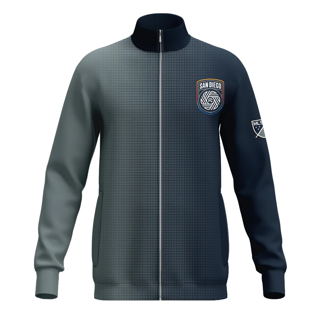 True Energy Stand Collar Jacket, Breathable Sport Supporter Jacket HVN1313SD - Image 2