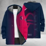 Bold Game Flame Fleece Windbreaker Jacket, Sporty Fleece Outerwear HVN1313SL