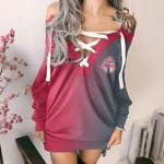 Unity Fans Lace-Up Sweatshirt, Game Day Hoodie Dress HVN1313TF