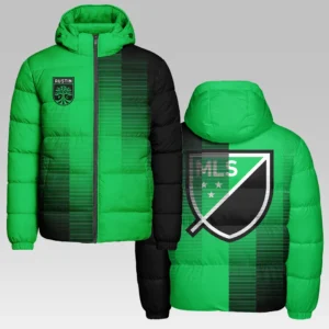 Fan Flow Hooded Cotton Jacket, Premium Sport Fan Puffer HVN1314AF