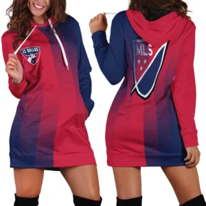 Match Rhythm Hoodie Dress, Pullover Hoodie Dress Women HVN1314FC