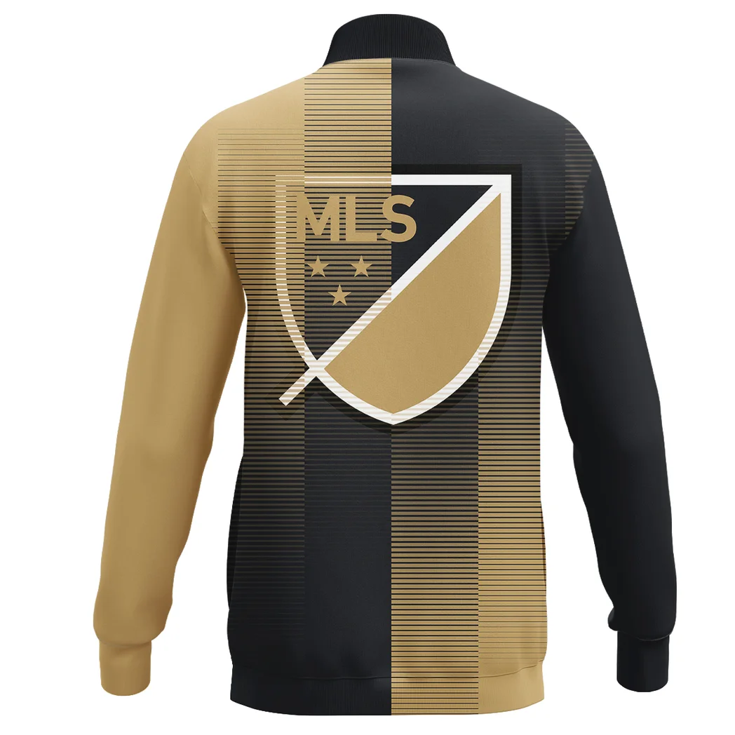 Rising Flow Stand Collar Jacket, Casual Fit Game Day Ready Jacket HVN1314LA - Image 3